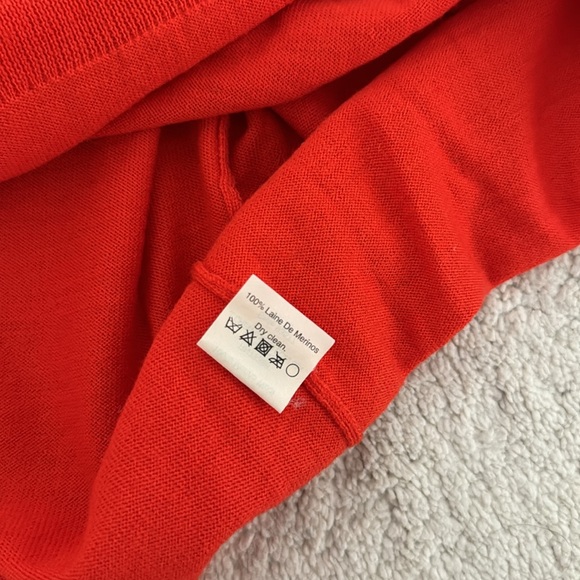 J.crew Merino Wool Red Sweater - Picture 4 of 7